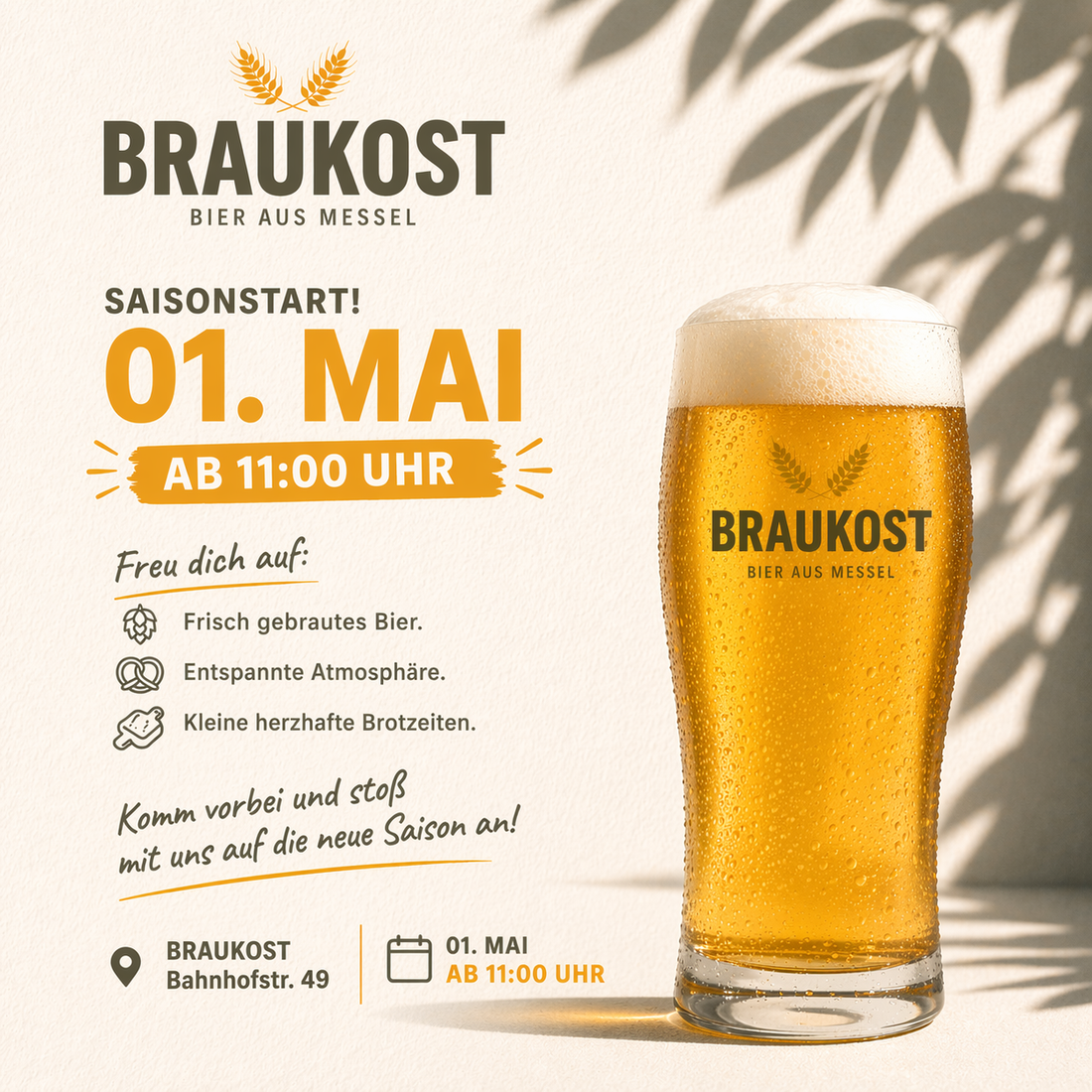 Braukost startet in die Saison!