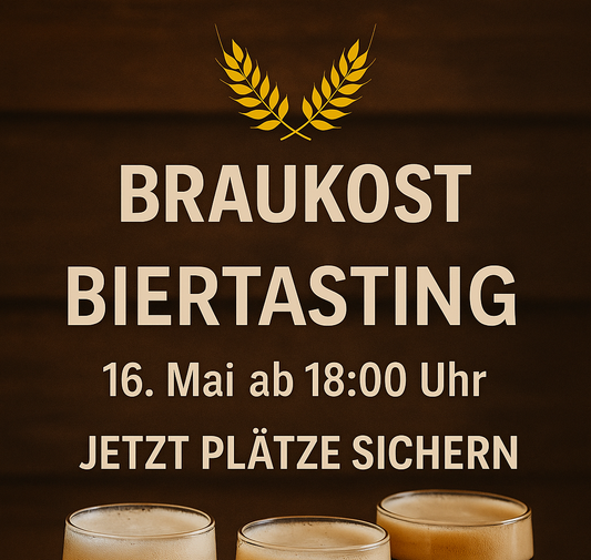 Biertasting 16. Mai